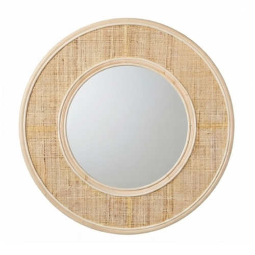 Coco Rattan Mirror