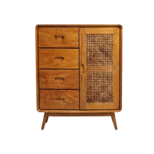 Lay Cabinet Rattan