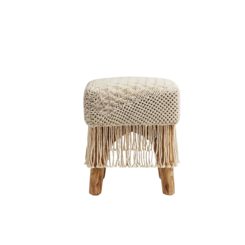 Stool Square White