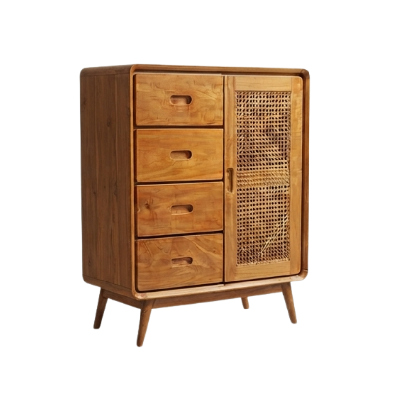 Lay Cabinet Rattan
