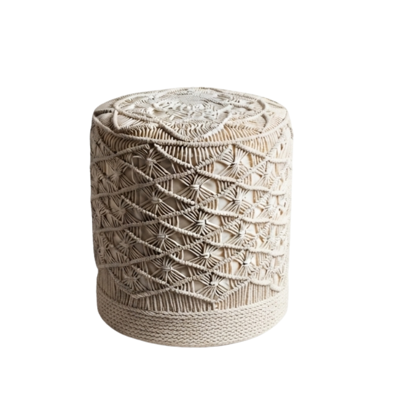 Tube Stool White