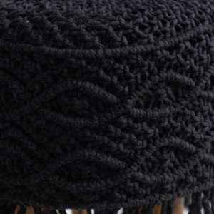 Stool Round Black