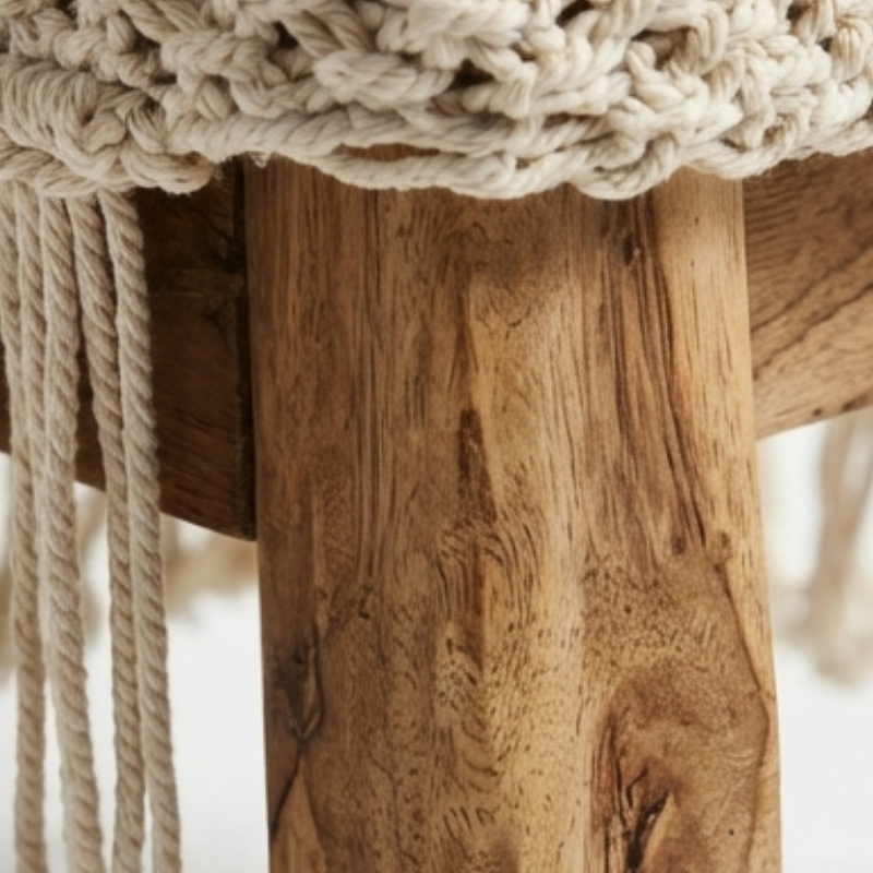 Stool Square White